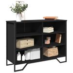 Casa si Gradina - Mobilier - Comode si corpuri - Comode - Dulap, negru, 101x35,5x74,5 cm, lemn prelucrat - Infinity.ro