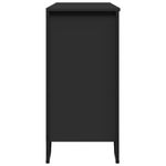 Casa si Gradina - Mobilier - Comode si corpuri - Comode - Dulap, negru, 101x35,5x74,5 cm, lemn prelucrat - Infinity.ro