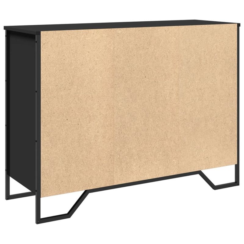 Casa si Gradina - Mobilier - Comode si corpuri - Comode - Dulap, negru, 101x35,5x74,5 cm, lemn prelucrat - Infinity.ro