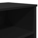 Casa si Gradina - Mobilier - Comode si corpuri - Comode - Dulap, negru, 101x35,5x74,5 cm, lemn prelucrat - Infinity.ro
