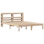 Casa si Gradina - Mobilier - Paturi si accesorii - Paturi - Cadru de pat fara saltea, 140x200 cm, lemn masiv pin - Infinity.ro