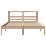 Casa si Gradina - Mobilier - Paturi si accesorii - Paturi - Cadru de pat fara saltea, 140x200 cm, lemn masiv pin - Infinity.ro