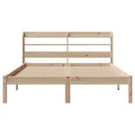 Casa si Gradina - Mobilier - Paturi si accesorii - Paturi - Cadru de pat fara saltea, 150x200 cm, lemn masiv pin - Infinity.ro