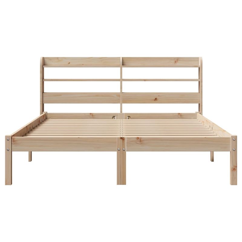 Casa si Gradina - Mobilier - Paturi si accesorii - Paturi - Cadru de pat fara saltea, 150x200 cm, lemn masiv pin - Infinity.ro
