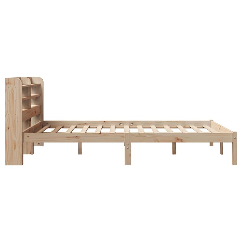 Casa si Gradina - Mobilier - Paturi si accesorii - Paturi - Cadru de pat fara saltea, 150x200 cm, lemn masiv pin - Infinity.ro