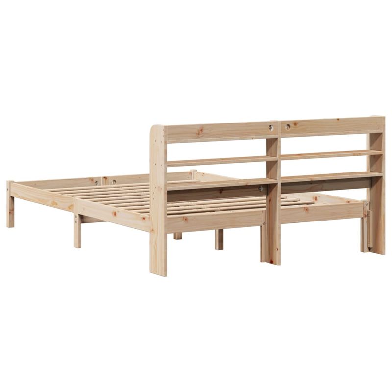 Casa si Gradina - Mobilier - Paturi si accesorii - Paturi - Cadru de pat fara saltea, 150x200 cm, lemn masiv pin - Infinity.ro