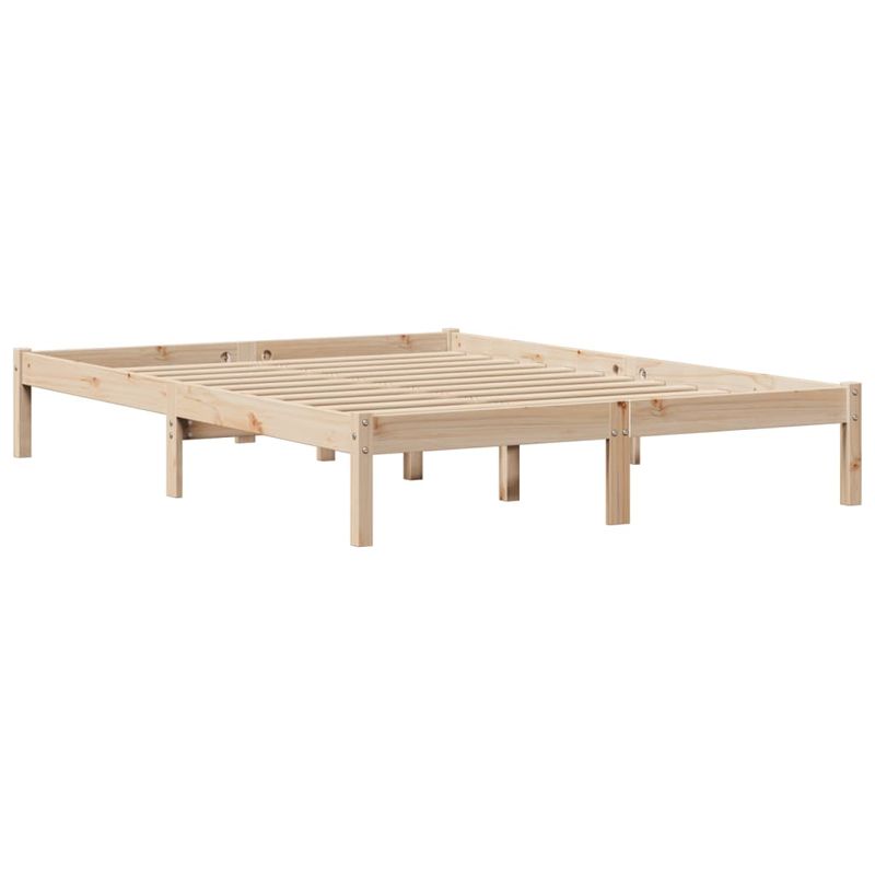 Casa si Gradina - Mobilier - Paturi si accesorii - Paturi - Cadru de pat fara saltea, 150x200 cm, lemn masiv pin - Infinity.ro