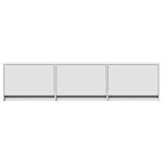 Casa si Gradina - Mobilier - Comode si corpuri - Comode - Dulap TV cu LED, alb, 165x34x40 cm, lemn prelucrat - Infinity.ro