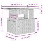 Casa si Gradina - Gradina si terasa - Mobilier exterior - Seturi mobila gradina - Set mobilier de gradina cu perne, 8 piese gri deschis poliratan - Infinity.ro