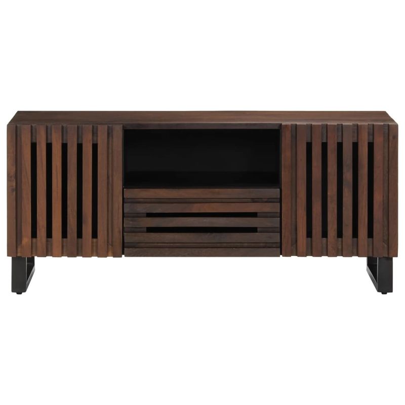 Casa si Gradina - Mobilier - Dulapuri si sifoniere - Dulapuri - Dulap TV, maro, 100x34x46 cm, lemn masiv de mango - Infinity.ro