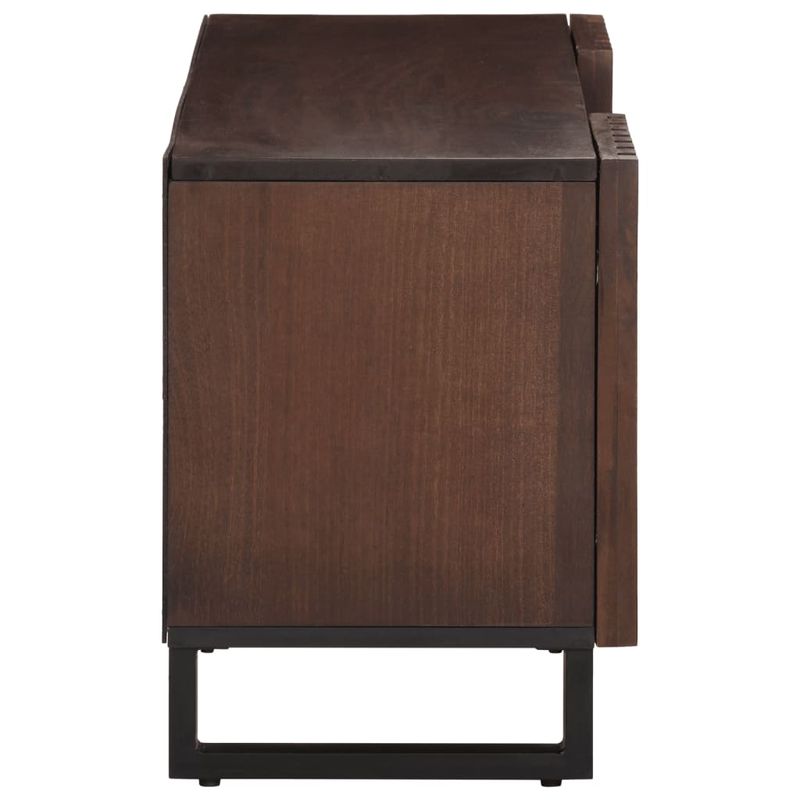 Casa si Gradina - Mobilier - Dulapuri si sifoniere - Dulapuri - Dulap TV, maro, 100x34x46 cm, lemn masiv de mango - Infinity.ro