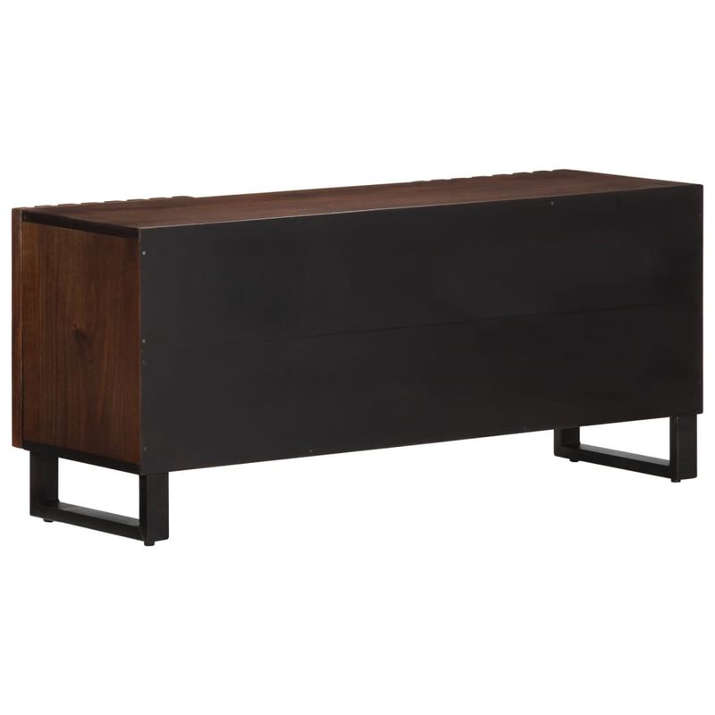 Casa si Gradina - Mobilier - Dulapuri si sifoniere - Dulapuri - Dulap TV, maro, 100x34x46 cm, lemn masiv de mango - Infinity.ro