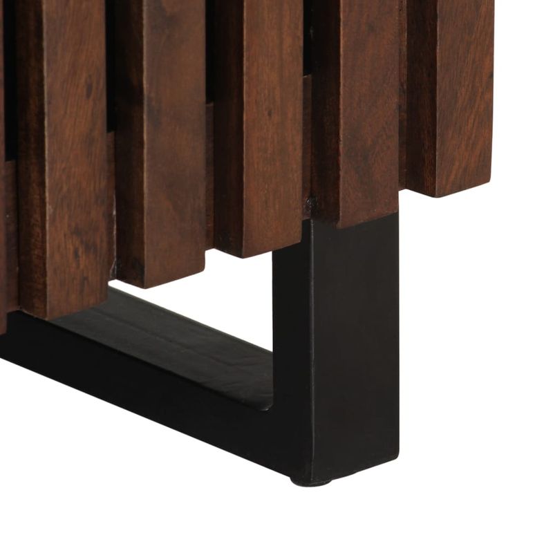 Casa si Gradina - Mobilier - Dulapuri si sifoniere - Dulapuri - Dulap TV, maro, 100x34x46 cm, lemn masiv de mango - Infinity.ro
