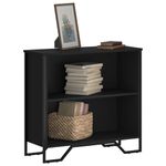 Casa si Gradina - Mobilier - Biblioteci si rafturi - Biblioteci - Biblioteca, negru, 80x31x74,5 cm, lemn prelucrat - Infinity.ro
