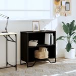 Casa si Gradina - Mobilier - Biblioteci si rafturi - Biblioteci - Biblioteca, negru, 80x31x74,5 cm, lemn prelucrat - Infinity.ro