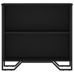 Casa si Gradina - Mobilier - Biblioteci si rafturi - Biblioteci - Biblioteca, negru, 80x31x74,5 cm, lemn prelucrat - Infinity.ro
