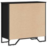 Casa si Gradina - Mobilier - Biblioteci si rafturi - Biblioteci - Biblioteca, negru, 80x31x74,5 cm, lemn prelucrat - Infinity.ro