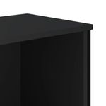 Casa si Gradina - Mobilier - Biblioteci si rafturi - Biblioteci - Biblioteca, negru, 80x31x74,5 cm, lemn prelucrat - Infinity.ro