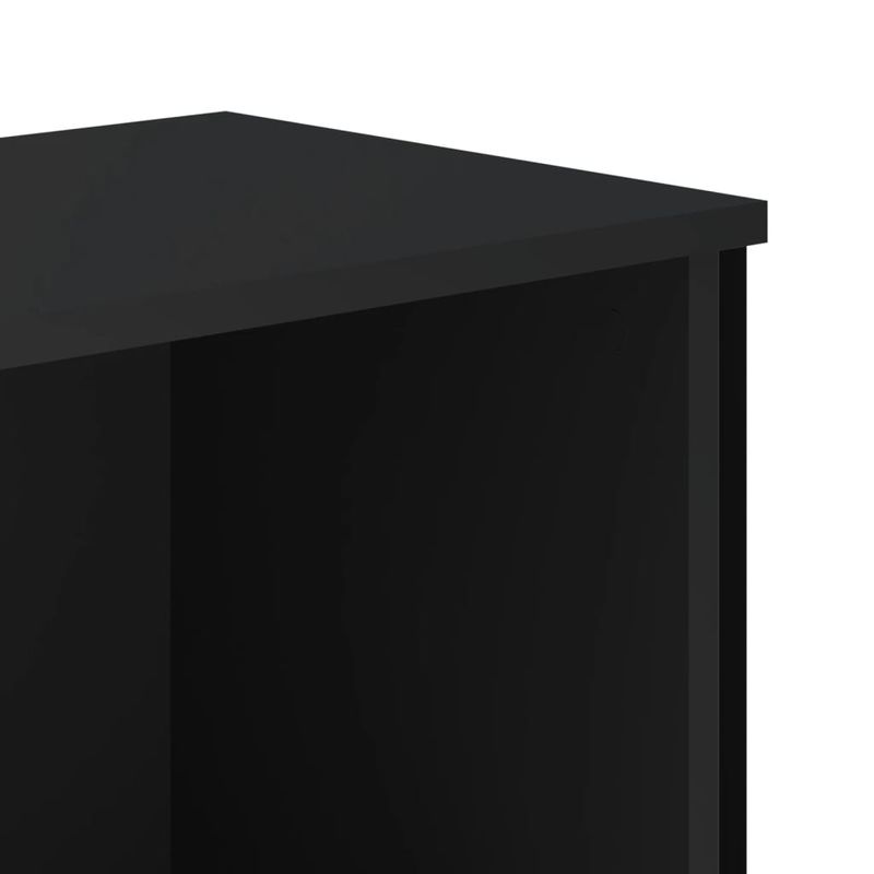 Casa si Gradina - Mobilier - Biblioteci si rafturi - Biblioteci - Biblioteca, negru, 80x31x74,5 cm, lemn prelucrat - Infinity.ro