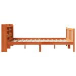 Casa si Gradina - Mobilier - Paturi si accesorii - Paturi - Cadru de pat cu tablie, maro ceruit, 120x200 cm, lemn masiv pin - Infinity.ro