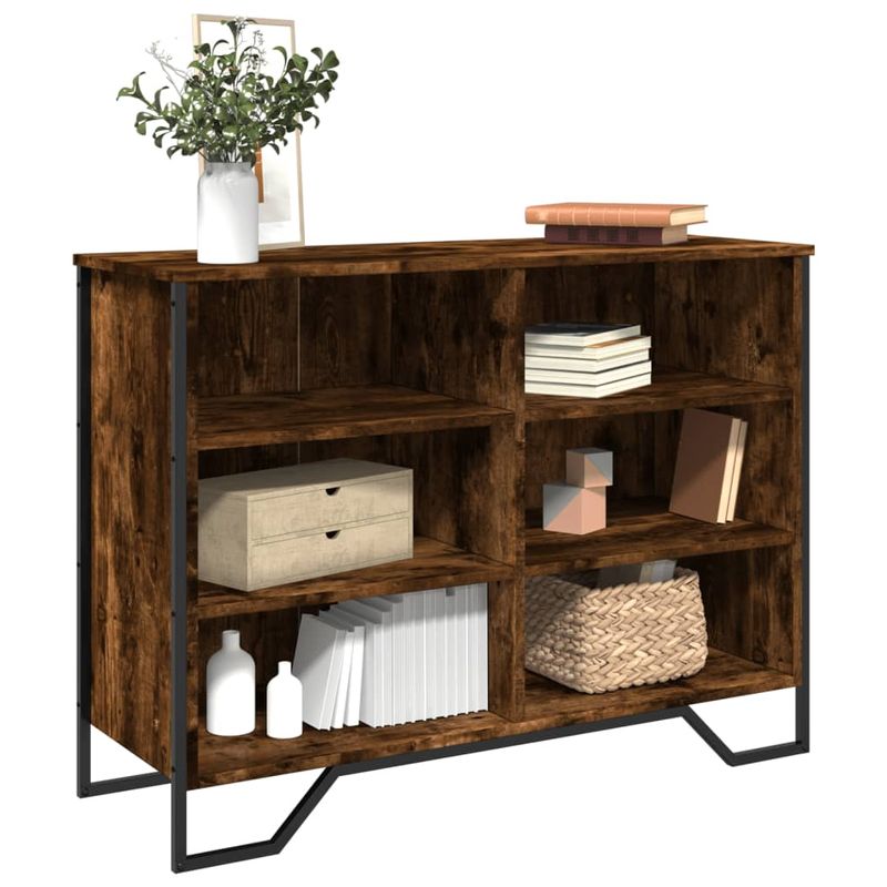 Casa si Gradina - Mobilier - Comode si corpuri - Comode - Dulap, stejar fumuriu, 101x35,5x74,5 cm, lemn prelucrat - Infinity.ro