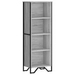 Casa si Gradina - Mobilier - Biblioteci si rafturi - Biblioteci - Biblioteca, gri sonoma, 50x31x137,5 cm, lemn prelucrat - Infinity.ro