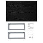 Casa si Gradina - Mobilier - Mobilier baie - Etajere baie - Mobilier de baie, negru, 60 x 40 x 16,3 cm - Infinity.ro