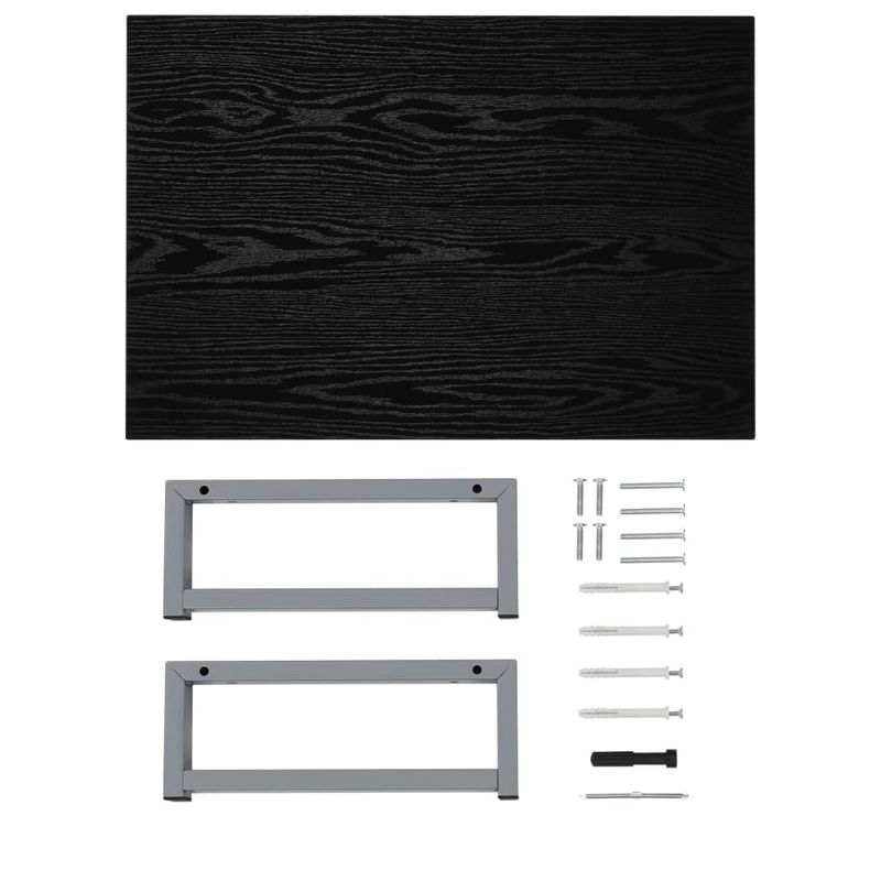 Casa si Gradina - Mobilier - Mobilier baie - Etajere baie - Mobilier de baie, negru, 60 x 40 x 16,3 cm - Infinity.ro