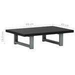 Casa si Gradina - Mobilier - Mobilier baie - Etajere baie - Mobilier de baie, negru, 60 x 40 x 16,3 cm - Infinity.ro