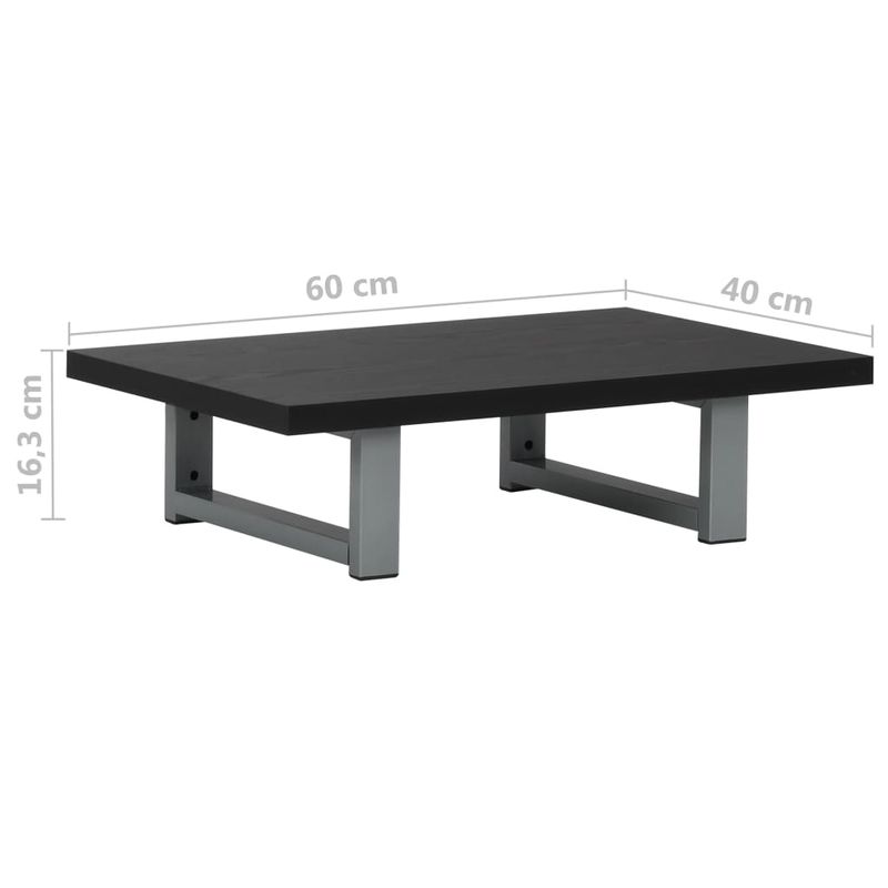 Casa si Gradina - Mobilier - Mobilier baie - Etajere baie - Mobilier de baie, negru, 60 x 40 x 16,3 cm - Infinity.ro