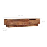 Casa si Gradina - Mobilier - Comode si corpuri - Comode - Dulap TV, 145x30x30 cm, lemn masiv - Infinity.ro