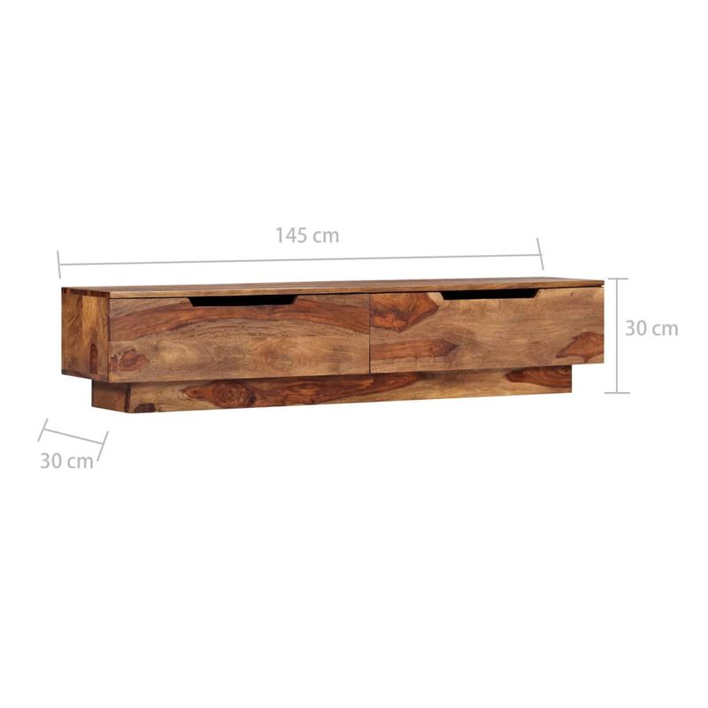 Casa si Gradina - Mobilier - Comode si corpuri - Comode - Dulap TV, 145x30x30 cm, lemn masiv - Infinity.ro