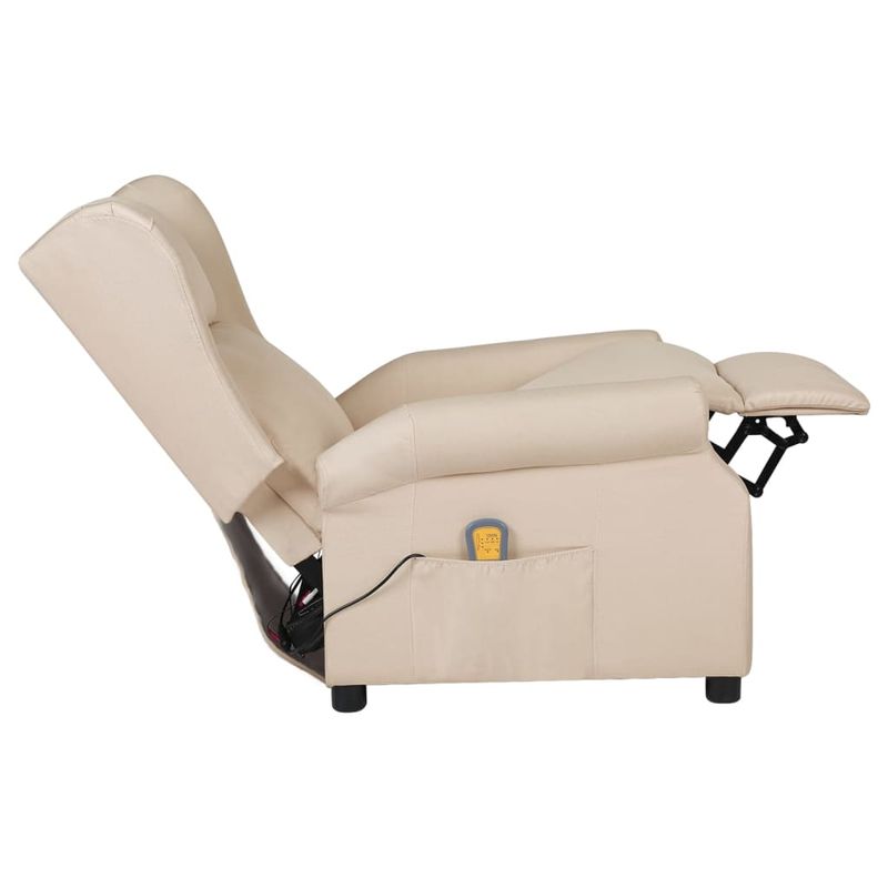 Ingrijire personala si Cosmetice - Sanatate si wellness - Articole wellness - Fotolii de masaj - Fotoliu de masaj, crem, material textil - Infinity.ro