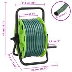 Casa si Gradina - Gradinarit si plante - Instalatii si accesorii pentru irigatii - Furtunuri de gradina si accesorii - Tambur furtun autonom verde set racorduri furtun 0,5" 50 m PVC - Infinity.ro