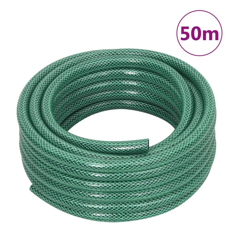 Casa si Gradina - Gradinarit si plante - Instalatii si accesorii pentru irigatii - Furtunuri de gradina si accesorii - Tambur furtun autonom verde set racorduri furtun 0,5" 50 m PVC - Infinity.ro