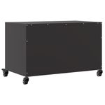 Casa si Gradina - Mobilier - Comode si corpuri - Comode - Dulap TV, negru, 68x39x43,5 cm, otel laminat la rece - Infinity.ro
