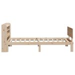 Casa si Gradina - Mobilier - Paturi si accesorii - Paturi - Cadru de pat cu tablie, 90x190 cm, lemn masiv pin - Infinity.ro