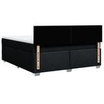 Casa si Gradina - Mobilier - Paturi si accesorii - Paturi - Pat box spring cu saltea, negru, 180x200 cm, catifea - Infinity.ro