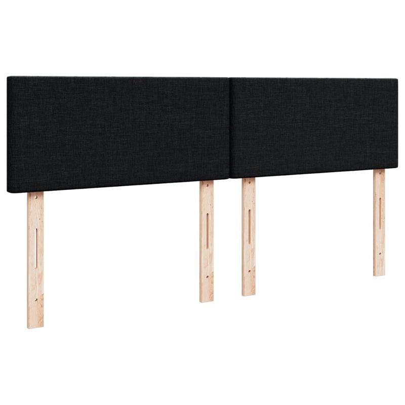Casa si Gradina - Mobilier - Paturi si accesorii - Paturi - Pat box spring cu saltea, negru, 180x200 cm, catifea - Infinity.ro