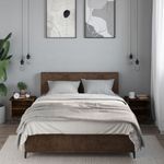 Casa si Gradina - Mobilier - Comode si corpuri - Noptiere - Noptiere, 2 buc., stejar fumuriu, 40x30x40 cm, lemn prelucrat - Infinity.ro