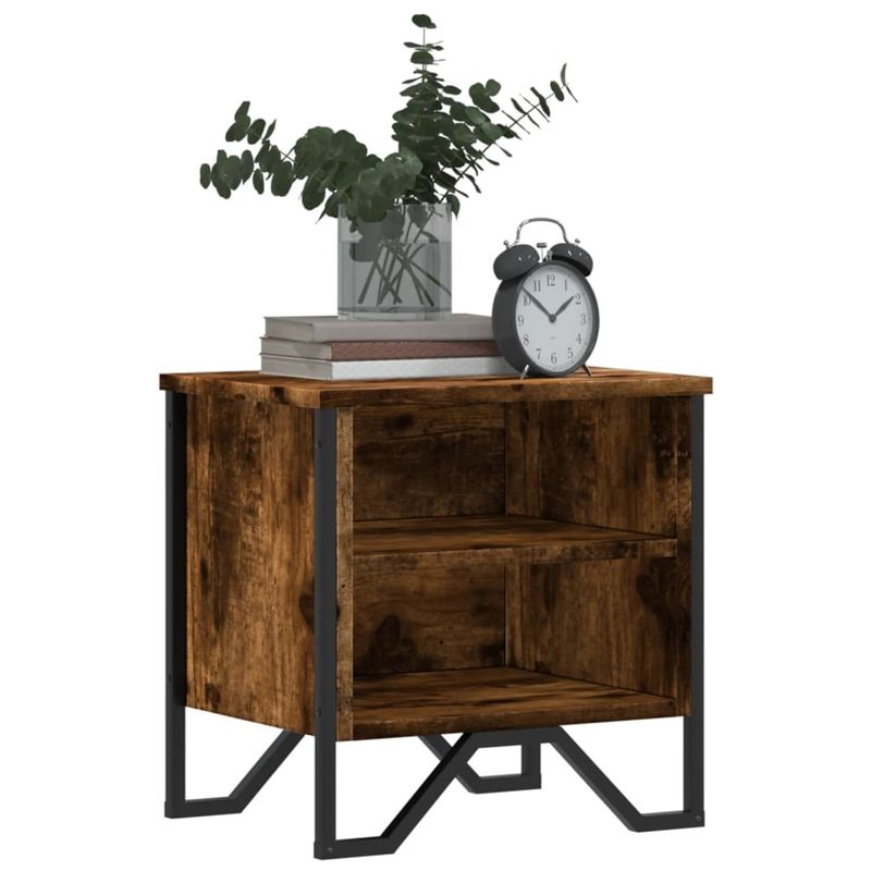 Casa si Gradina - Mobilier - Comode si corpuri - Noptiere - Noptiere, 2 buc., stejar fumuriu, 40x30x40 cm, lemn prelucrat - Infinity.ro