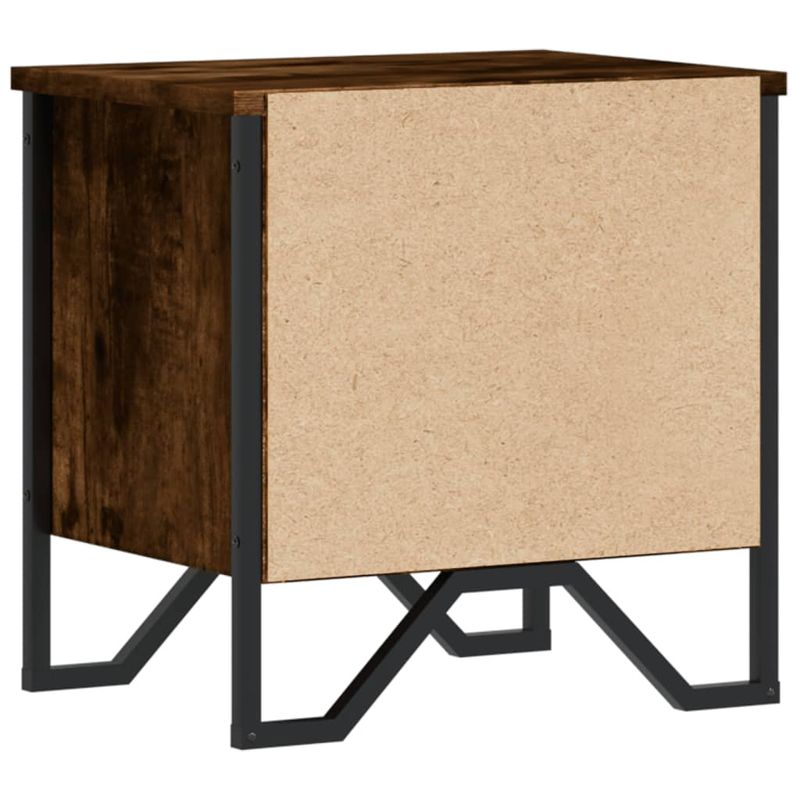 Casa si Gradina - Mobilier - Comode si corpuri - Noptiere - Noptiere, 2 buc., stejar fumuriu, 40x30x40 cm, lemn prelucrat - Infinity.ro