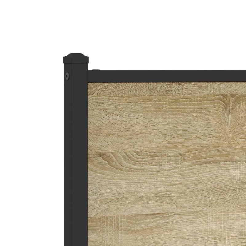Casa si Gradina - Mobilier - Paturi si accesorii - Paturi - Cadru de pat metalic fara saltea, stejar sonoma, 180x200 cm - Infinity.ro