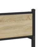 Casa si Gradina - Mobilier - Paturi si accesorii - Paturi - Cadru de pat metalic fara saltea, stejar sonoma, 180x200 cm - Infinity.ro