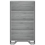 Casa si Gradina - Mobilier - Biblioteci si rafturi - Biblioteci - Biblioteca, gri sonoma, 80x31x137,5 cm, lemn prelucrat - Infinity.ro