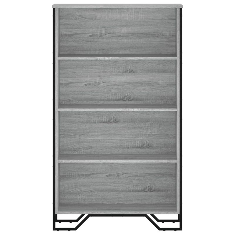 Casa si Gradina - Mobilier - Biblioteci si rafturi - Biblioteci - Biblioteca, gri sonoma, 80x31x137,5 cm, lemn prelucrat - Infinity.ro