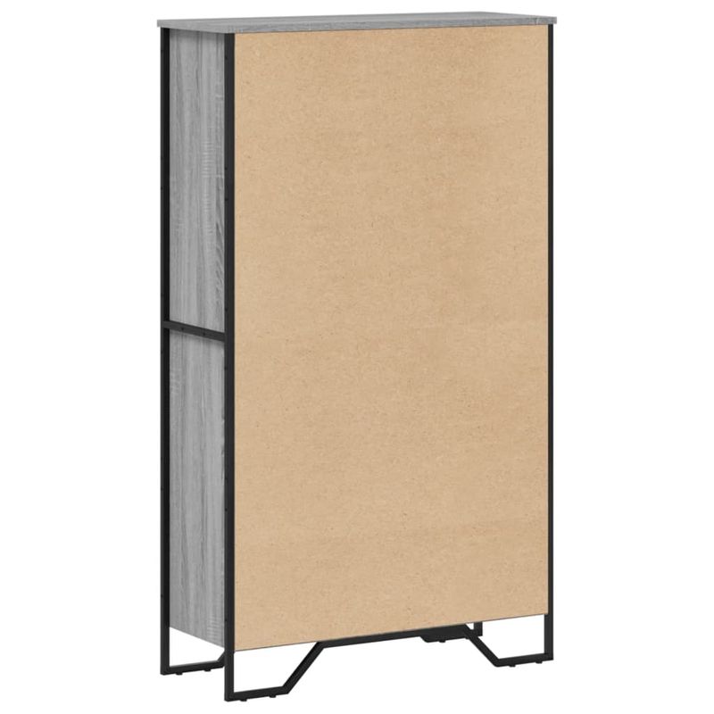 Casa si Gradina - Mobilier - Biblioteci si rafturi - Biblioteci - Biblioteca, gri sonoma, 80x31x137,5 cm, lemn prelucrat - Infinity.ro