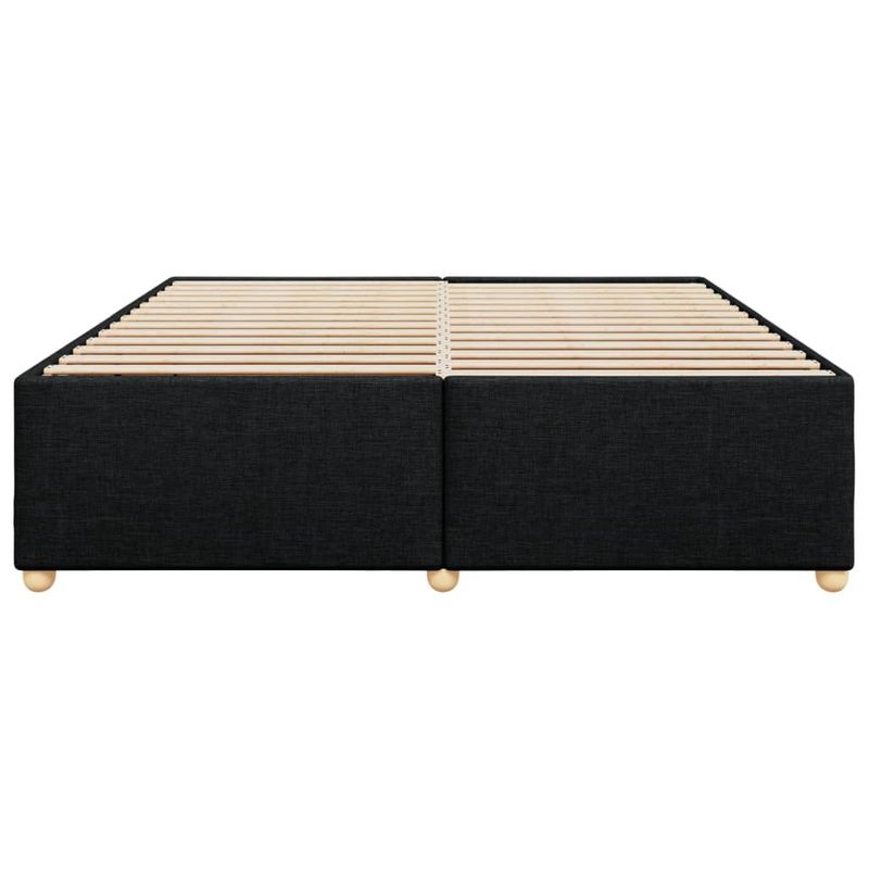 Casa si Gradina - Mobilier - Paturi si accesorii - Paturi - Cadru de pat fara saltea, negru, 180x200 cm, textil - Infinity.ro