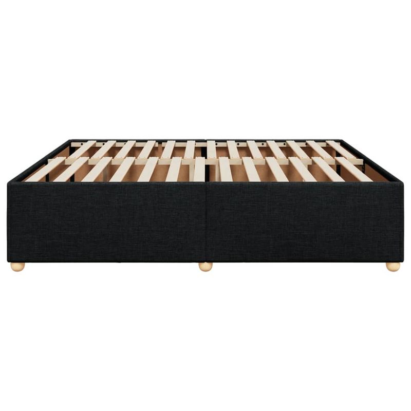 Casa si Gradina - Mobilier - Paturi si accesorii - Paturi - Cadru de pat fara saltea, negru, 180x200 cm, textil - Infinity.ro