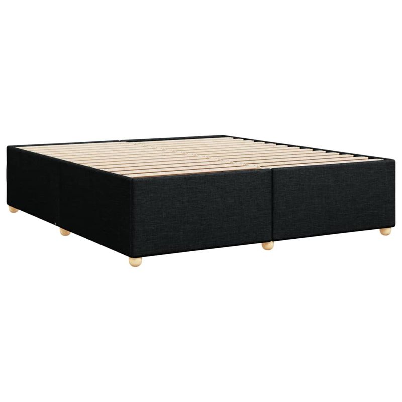 Casa si Gradina - Mobilier - Paturi si accesorii - Paturi - Cadru de pat fara saltea, negru, 180x200 cm, textil - Infinity.ro
